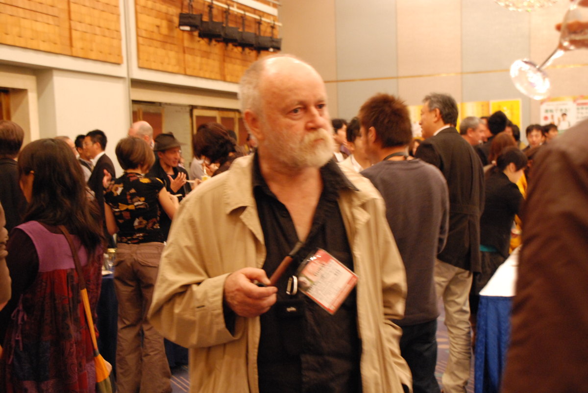 Karel Vachek na festivalu v Jamagatě v roce 2009. Foto Yamagata International Documentary Film Festival